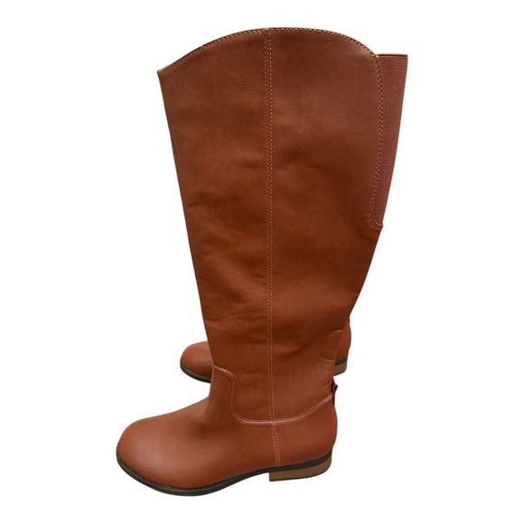 NWT Women's Universal Thread Brisa Cognac Riding Boots, Size 6 - Picture 1 of 8